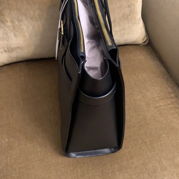 Ted Baker London buckle large tote bag, black emillyy NEW - Picture 7 of 16